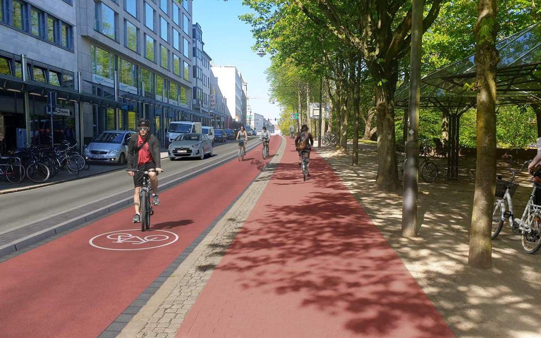 Bremens erste Fahrrad-Premiumroute soll 2022 fertiggestellt sein